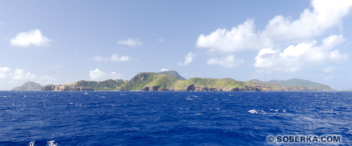 îles Saintes depuis la mer - Les Saintes - Guadeloupe