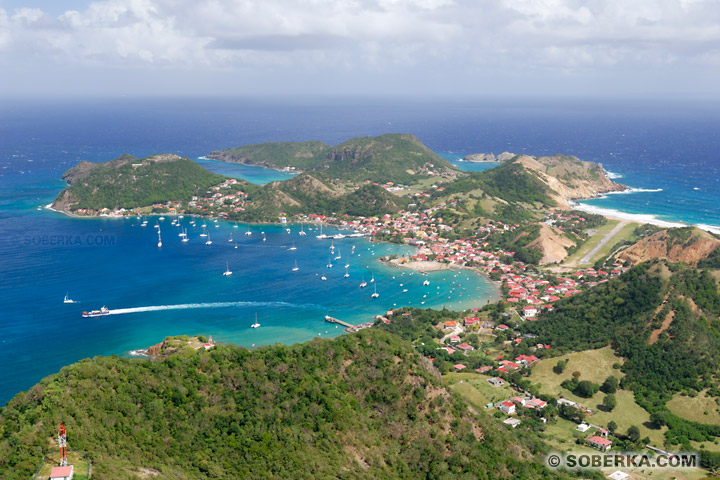 Les Saintes - photo depuis 