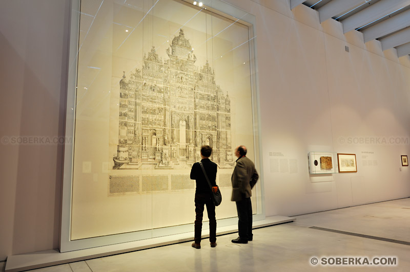 Musée du Louvre-Lens : L'arc de Maximilien par Dürer