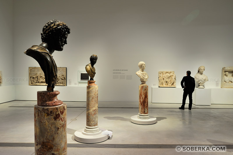 Musée du Louvre-Lens : Galerie d'exposition temporaire consacrée à de la Renaissance, Galerie des modèles Antiques