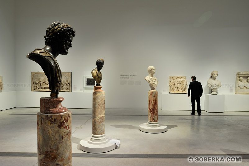 Musée du Louvre-Lens : Galerie des modèles Antiques