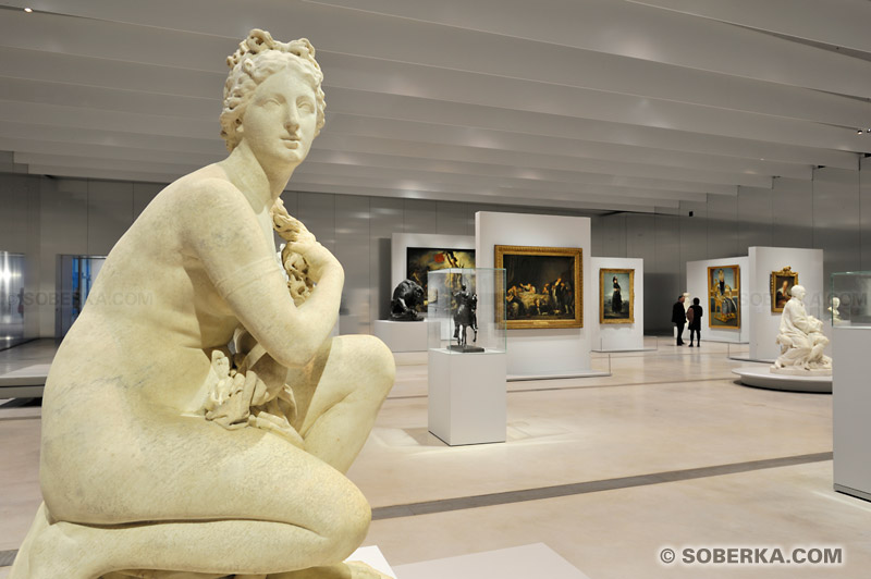 Musée du Louvre-Lens : La Galerie du Temps - Renaissance, Vénus accroupie, statue de Marbre de 1686