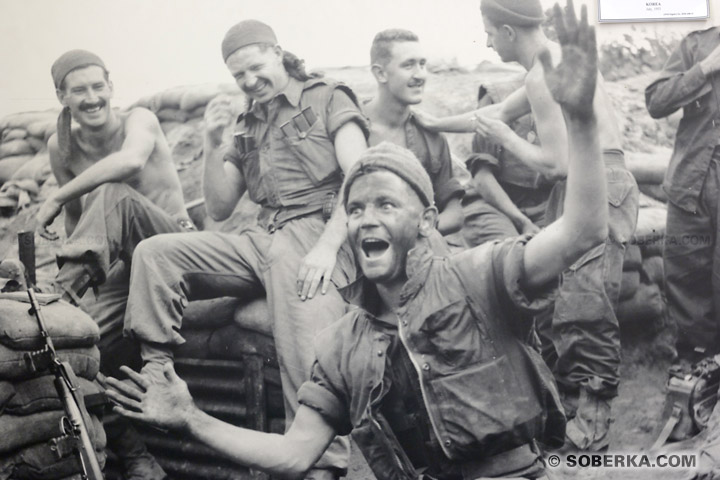 Soldats Australien en Corée à Sydney