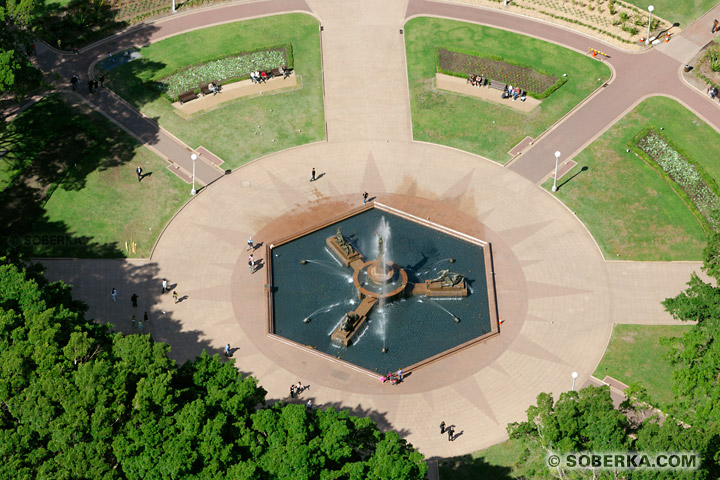 Hyde Park - Fontaine à Sydney