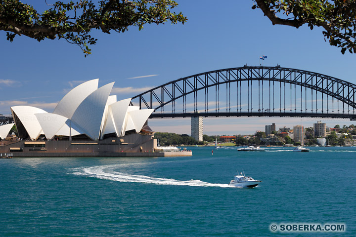 Opéra de Sydney et Harbour Bridge à Sydney