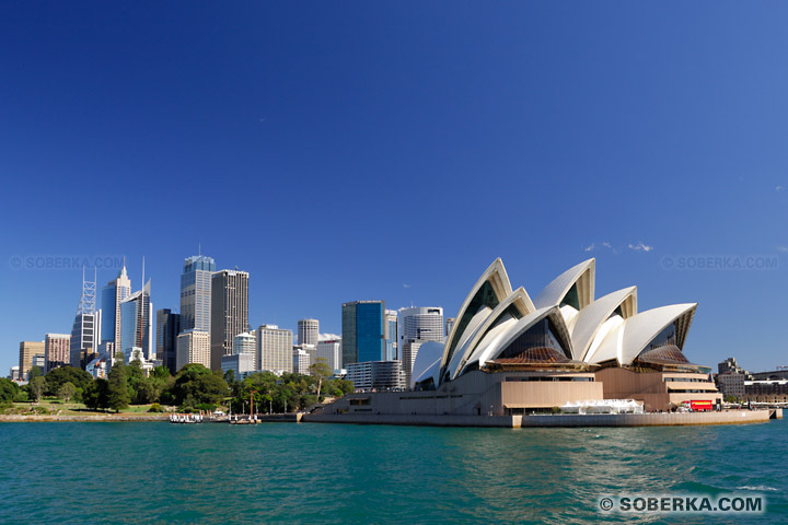 Opéra et centre ville de Sydney à Sydney