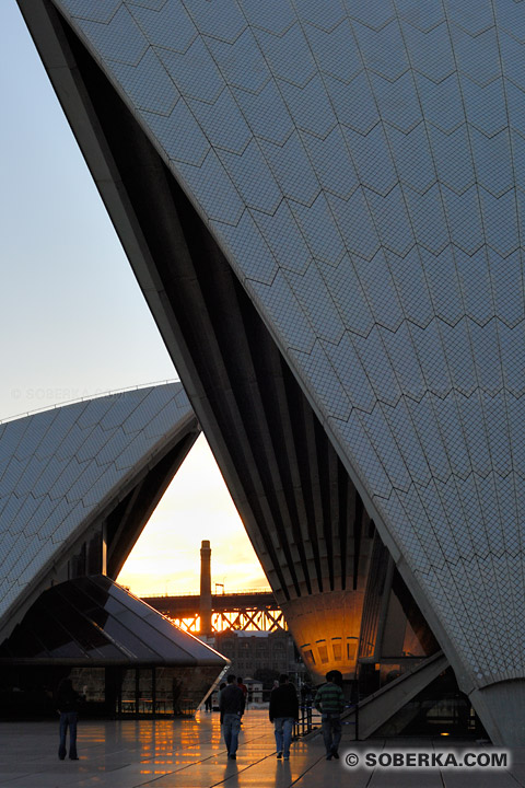 Entrée de l'Opéra de Sydney à Sydney