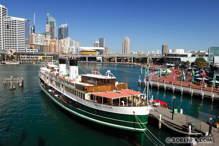 Bateau South Steyn à Darling Harbour à Sydney