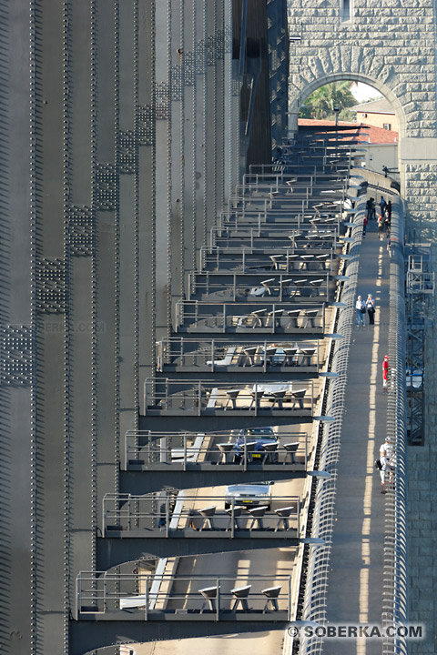 Circulation sur le Pont de sydney à Sydney